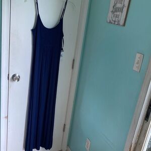 Calvin Klein adjustable spaghetti strap maxi dress NWT